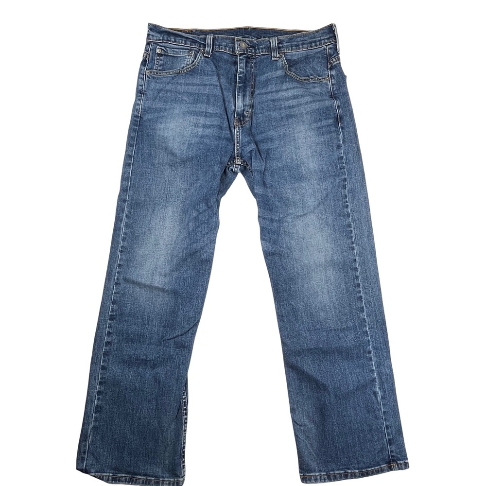 Levis 569 Loose Straight Fit Mens Jeans Blue Denim 33x30 Medium Wash